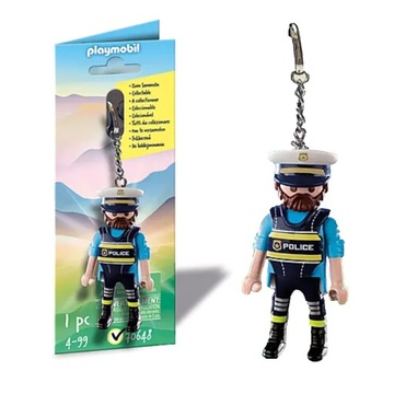 PLAYMOBIL AKCESORIA BRELOCZEK POLICJANT 70648