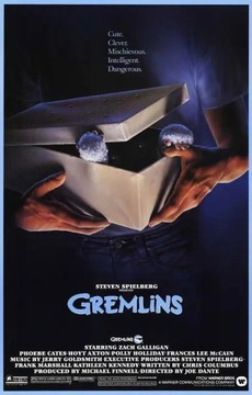 Plakat na płótnie Gremlins 1/2 klasyczny film dres