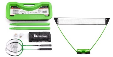 ND05_Z0609 Набор для бадминтона Meteor, 2 ракетки, 2 волана, сетка 20078 г.