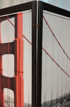 Декоративная комната экран печатных мост 3 панели