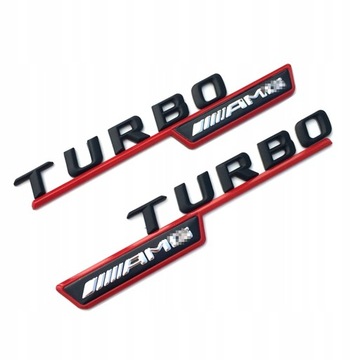 EMBLEMAT ZNACZEK LOGO TURBO AMG MERCEDES