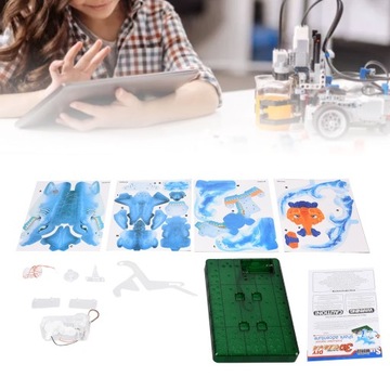 Elektryczna papierowa składana zabawka-ryba