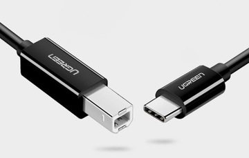 КАБЕЛЬ UGREEN USB C-USB B 2.0 ДЛЯ СКАНЕР-ПРИНТЕРА КАБЕЛЬ 480 МБ/С 1М