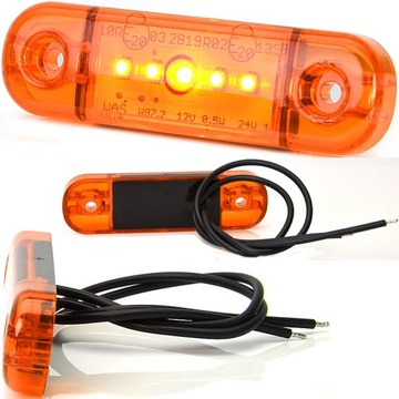 LAMPA OBRYSOWA OBRYSÓWKA LED BOCZNA TIR 12/24V WAŚ