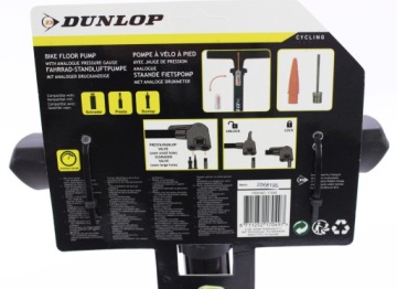 Манометр для велосипедного насоса Dunlop 12 бар