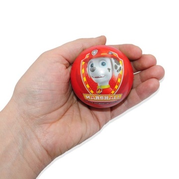 3x ЦВЕТНЫЕ АНТИСТРЕССОВЫЕ ШАРИКИ PAW PATROL ЛЕГКАЯ МЯГКАЯ 6 см