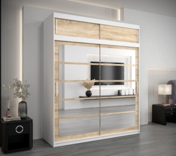 Шкаф-купе для гостиной R2 200 см с удлинением