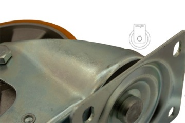 4x2HALPU160K2 КОЛЕСО тележка алюминий-полиуретан FI160 4 шт.