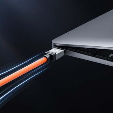 Кабель USB-C — USB-C 2 м 100 Вт Baseus CoolPlay оранжевый