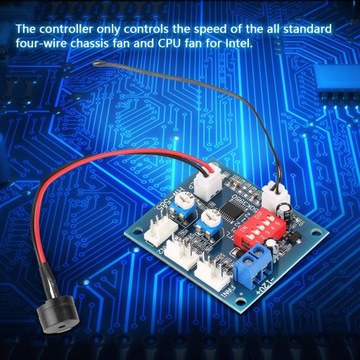 DC 12V czteroprzewodowy termostat PWM regulator