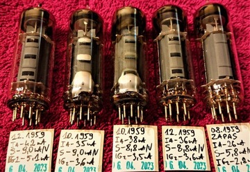 4 шт Kwadra EL84 Телам для Push-Pull! 1959 УНИКАЛЬНЫХ предметов