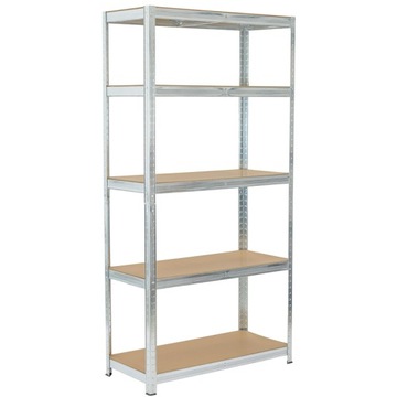 2X МЕТАЛЛИЧЕСКИЕ ГАРАЖНЫЕ СТЕЛЛАЖИ ДЛЯ ХРАНЕНИЯ 180x90x40 см