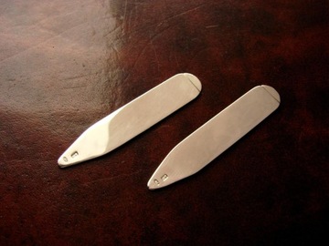 СЕРЕБРЯНЫЕ РЕБКИ ДЛЯ РУБАШКИ