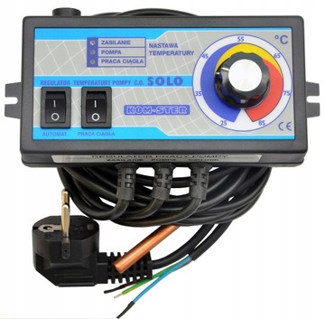 Sterownik SOLO, regulator pracy pompy c.o. POLSKI