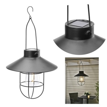 Stylowa solarna lampa LED 21cm 3 lm IP44