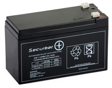 Akumulator 12V 7Ah SECURBAT