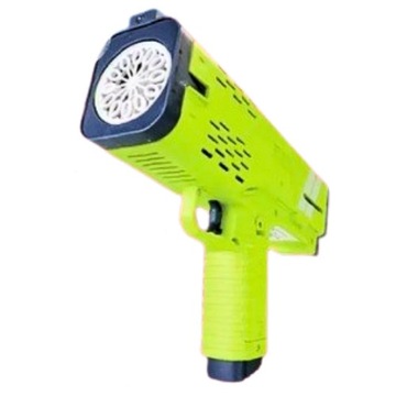 Pistolet na bańki mydlane ze światłem+płyn 50ml Zestaw do baniek mydlanych