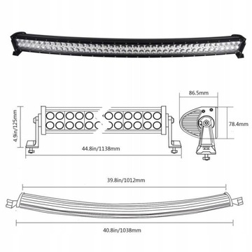 Panel LED OFFROAD 4x4 LIGHTBAR 240W
