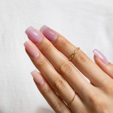 Полигель акриловый гель MollyLac строительный гель для наращивания ногтей NUDE 30мл