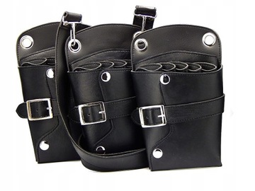 Кобура для инструментов парикмахера, черная с пряжкой