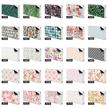 Магнитная крышка на радиатор, индийское искусство, для офиса