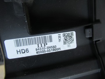 HYUNDAI EQUUS GENESIS 2015 OBRAZOVKA HEAD-UP 94310-3N550