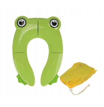 ЧЕХОЛ НА УНИТАЗ, ТУРИСТИЧЕСКИЙ, СКЛАДНОЙ, ПРОТИВОСКОЛЬЗЯЩИЙ, КОМФОРТНЫЙ, ЗЕЛЕНЫЙ