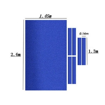 Ткань для бильярда, фетр, снукер 8 футов синий.
