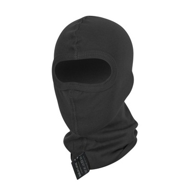 BAWEŁNIANA KOMINIARKA LETNIA BALACLAVA POD KASK HELIKON UNIWERSALNA CZARNA