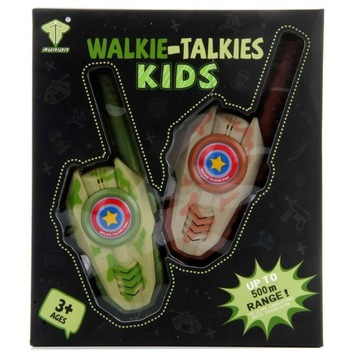 Рации для детей, 2 шт., набор раций Łoki Toki, большой радиус действия