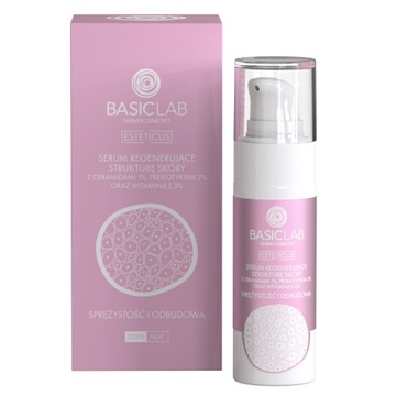 BasicLab Ceramidowe Serum Regenerujące i Nawilżające Naskórek i Skórę 30 ml