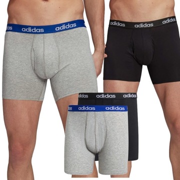 Bokserki męskie Adidas Linear Brief 2pack - S