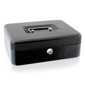 МЕТАЛЛИЧЕСКИЙ СЕЙФ ДЛЯ ДЕНЕГ 25СМ, ЧЕРНЫЙ