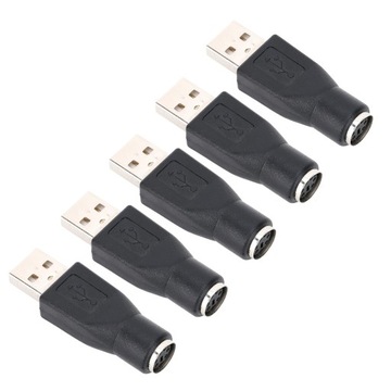 KONWERTER PS2 - USB PRZELOTKA PS/2 USB NA PS2
