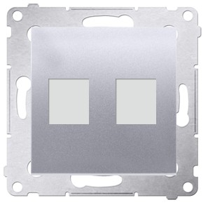 SIMON 54 Pokrywa gniazd sieciowych internetowych RJ45 Keystone DKP2.01/43