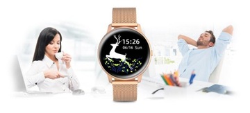 Женские SMARTWATCH G.Rossi SW015-4 Розовое золото