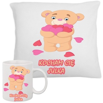 КОМПЛЕКТ КРУЖКА + ПОДУШКИ ДЛЯ МАЛЬЧИКА И ДЕВОЧКИ