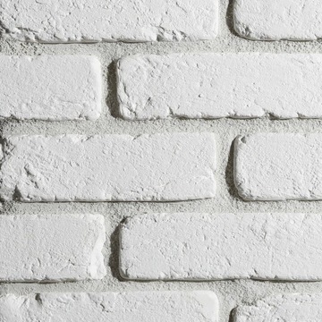Płytki ścienne Stegu, cegła gipsowa biała 0.6m2 kamień dekoracyjny Loft 1