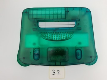 КОНСОЛЬ NINTENDO 64, ЕВРОПЕЙСКАЯ ВЕРСИЯ, ПРОЗРАЧНАЯ СИНЯЯ + ОРИГИНАЛЬНЫЕ АКСЕССУАРЫ