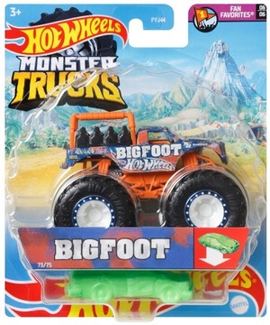 BIGFOOT - Monster Trucks Big Foot Stopa Hot Wheels Samochodzik