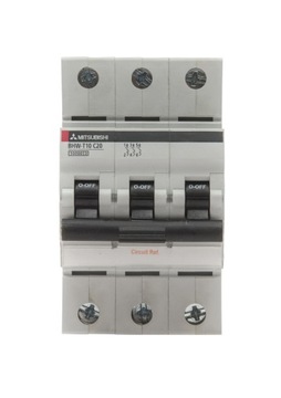 Wyłącznik nadprądowy BHW-T10 3P TYP B 16A 10kA