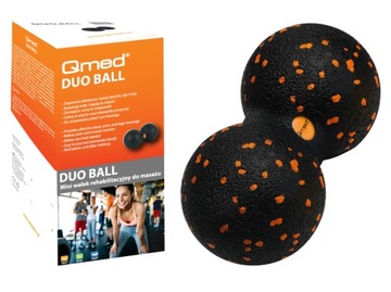 Массажный ролик Qmed Duoball с двумя шариками