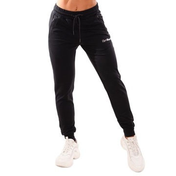 DAMSKIE SPODNIE DRESOWE FITNESS CZARNE GymBeam XL