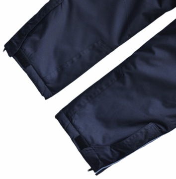 G-TEX Spodnie ZIMOWE na odpinane szelki granat Narciarskie ocieplane r 146