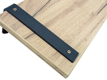 Półka wisząca Breto ścienna loft 70x20 CRAFT ZŁOTY