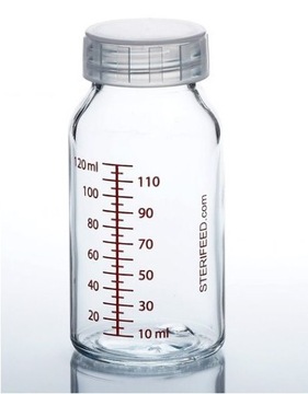 Butelka szklana do karmienia niemowląt 120ml 5x