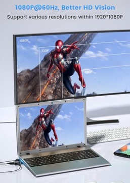 КОНВЕРТЕР FOINNEX VGA В HDMI + АУДИО АДАПТЕР