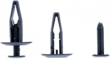 АВТОМОБИЛЬНЫЕ ЗАЖИМЫ, ШПИЛЬКИ ДЛЯ ОБИВКИ, 237 шт.