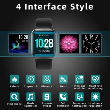 Умные часы LIFEBEE ID205L черные