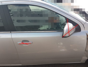 OPEL ASTRA H III KOMBI DRZWI PRAWE PRZEDNIE PRZÓD Z176